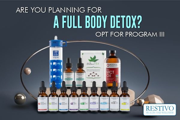 ARE YOU PLANNING FOR A FULL BODY DETOX? OPT FOR PROGRAM III - Restivo Health & Wellness