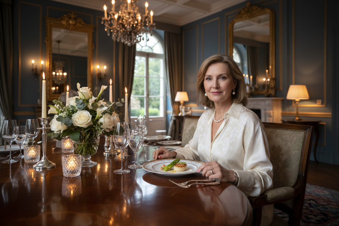 Woman in the evening showing how unmanaged evening stress quietly influences portion sizes and weight loss