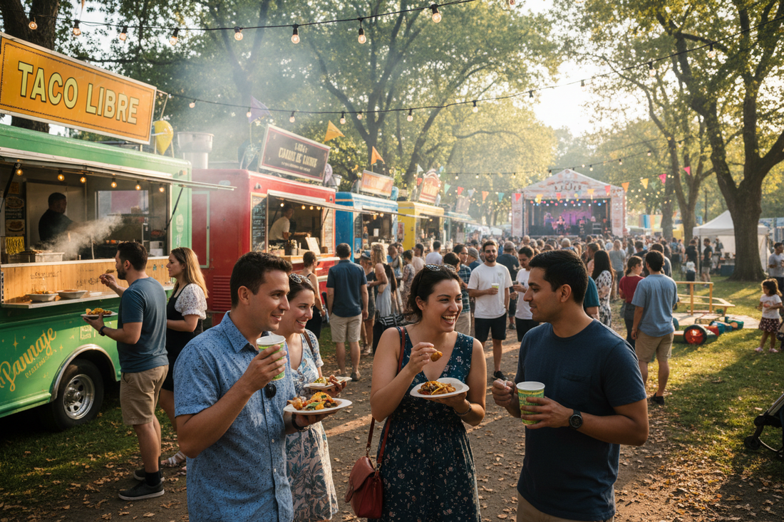 FEB 13 PM - Festival Food Truck Weight Gain: How Outdoor Events Include Sampling Multiple Vendors