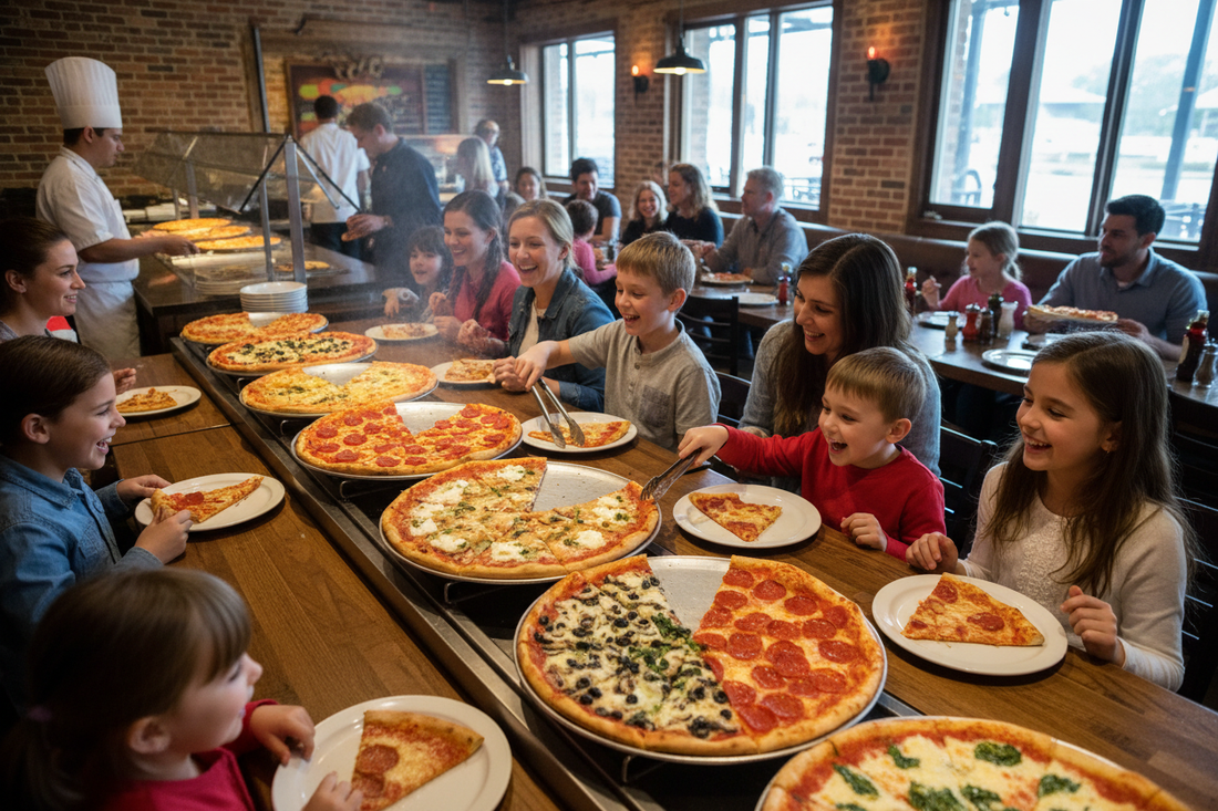 FEB 14 PM - Pizza Buffet Weight Gain: How All-You-Can-Eat Encourages Multiple Plates