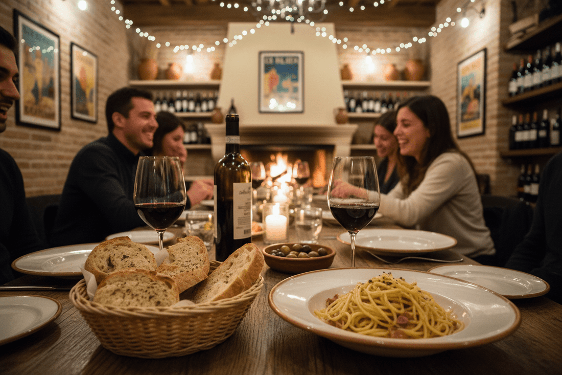 FEB 15 PM - Italian Restaurant Weight Gain: How Pasta Dinners Include Bread and Wine