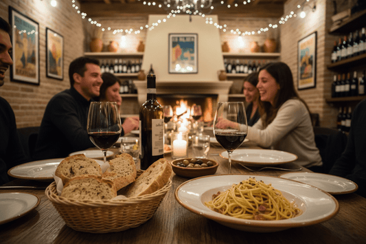 FEB 15 PM - Italian Restaurant Weight Gain: How Pasta Dinners Include Bread and Wine
