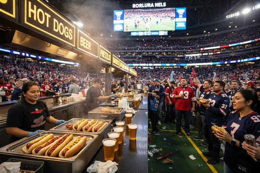 FEB 16 PM - Sports Stadium Food Weight Gain: How Game Attendance Includes Hot Dogs and Beer