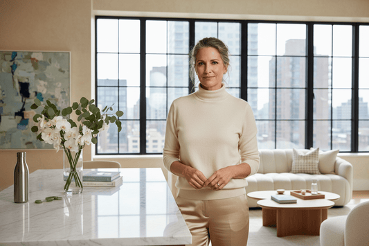 "Affluent woman investing in her metabolic health and wellness journey - Premium doctor-supervised weight loss program"