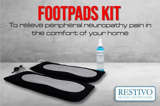 FOOTPADS KIT – TO RELIEVE PERIPHERAL NEUROPATHY PAIN IN THE COMFORT OF YOUR HOME - Restivo Health & Wellness