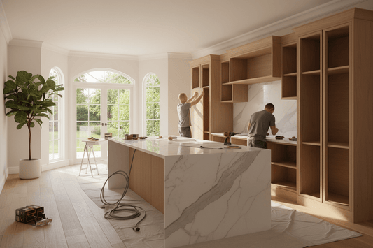 "Kitchen under renovation - doctor-supervised weight loss program"