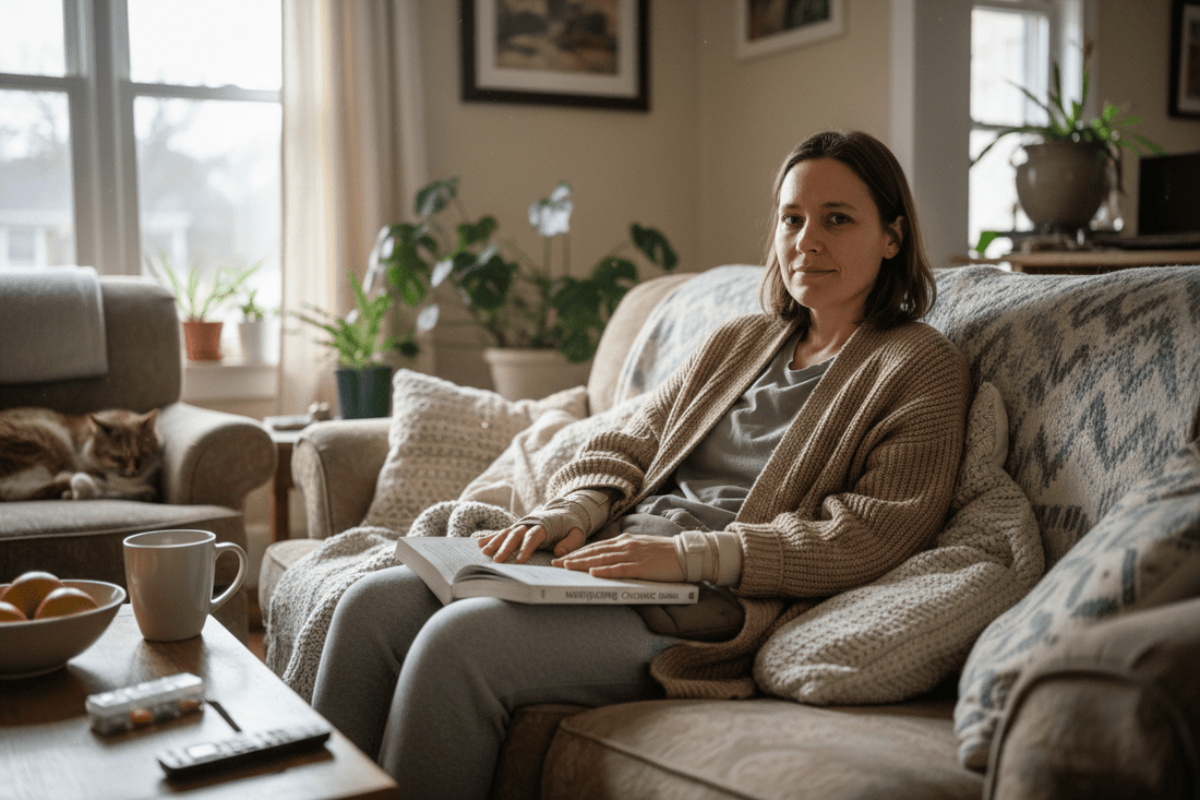 Person with fibromyalgia chronic pain - fibromyalgia weight gain