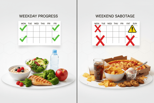 Weekend Weight Gain Sabotage - Weekday Progress vs Weekend Overeating - Restivo Health & Wellness