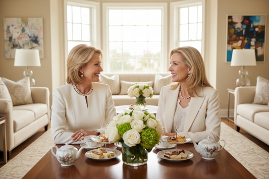 Two women sharing meaningful conversation showing how healthy emotional support encourages long-term wellness success