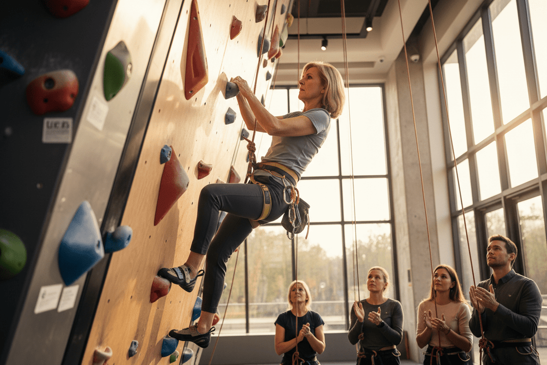 MAR 12 - Rock Climbing: Scale Heights and Lose Weight - Restivo Health & Wellness