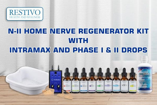 N-II HOME NERVE REGENERATOR KIT WITH INTRAMAX AND PHASE I & II DROPS - Restivo Health & Wellness