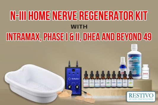 N-III HOME NERVE REGENERATOR KIT WITH INTRAMAX, PHASE I & II, DHEA AND BEYOND 49 - Restivo Health & Wellness