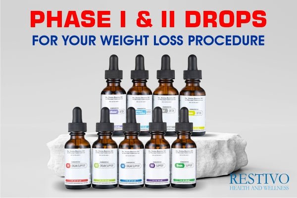 PHASE I & II DROPS FOR YOUR WEIGHT LOSS PROCEDURE - Restivo Health & Wellness