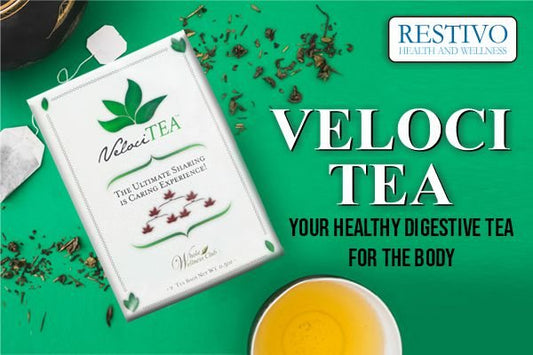 VELOCI TEA - YOUR HEALTHY DIGESTIVE TEA FOR THE BODY - Restivo Health & Wellness