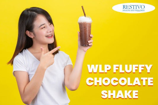 WLP FLUFFY CHOCOLATE SHAKE CHOOSE YOUR CHOCOLATE FLAVOURED PROTEIN DRINK RIGHTLY - Restivo Health & Wellness