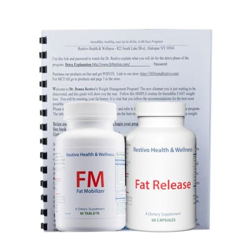 Budget Pack #6 Weight Loss - Fat Mobilize & Release Price drops to 125/month after 1st shipment - Restivo Health & Wellness