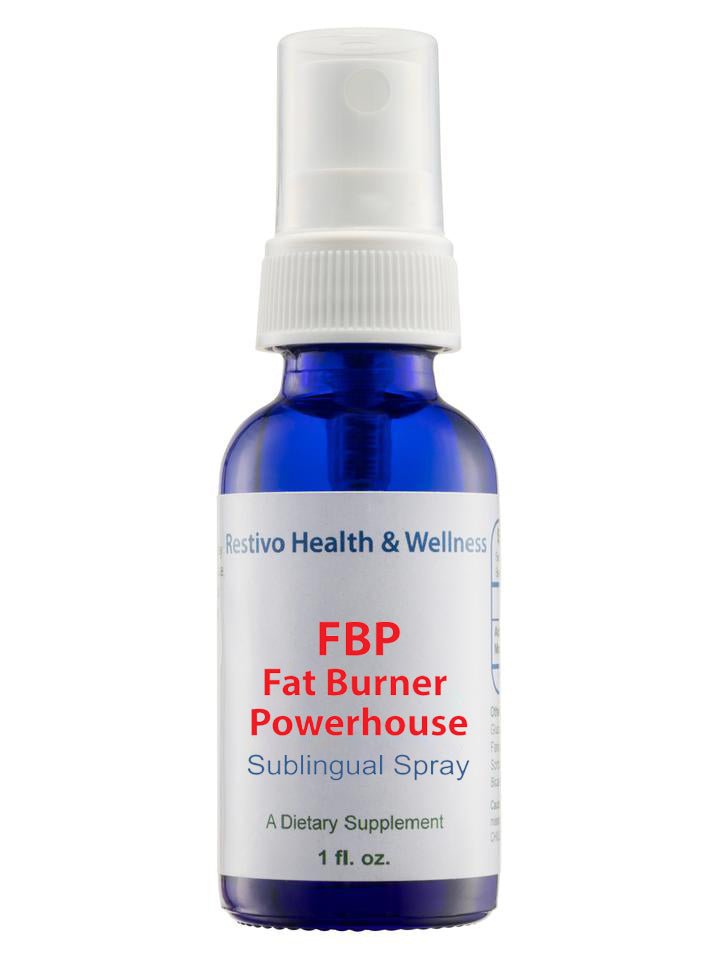 FAT BURNER POWERHOUSE SPRAY Increases Fat & Carbohydrate Metabolism by Improving Cellular Energy. - Restivo Health & Wellness