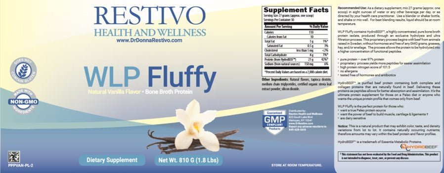 WLP Fluffy Vanilla Shake - Restivo Health & Wellness